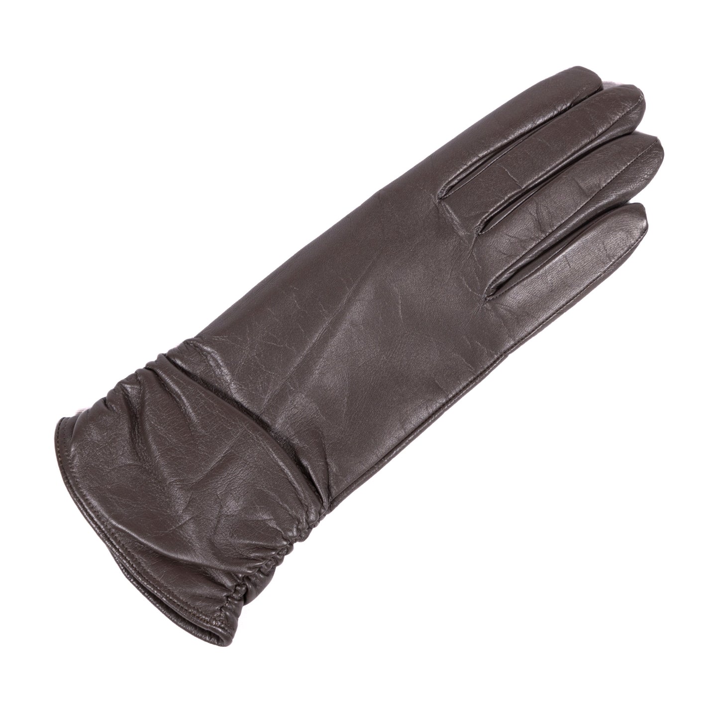 Ladies' touchscreen leather gloves, cashmere lined