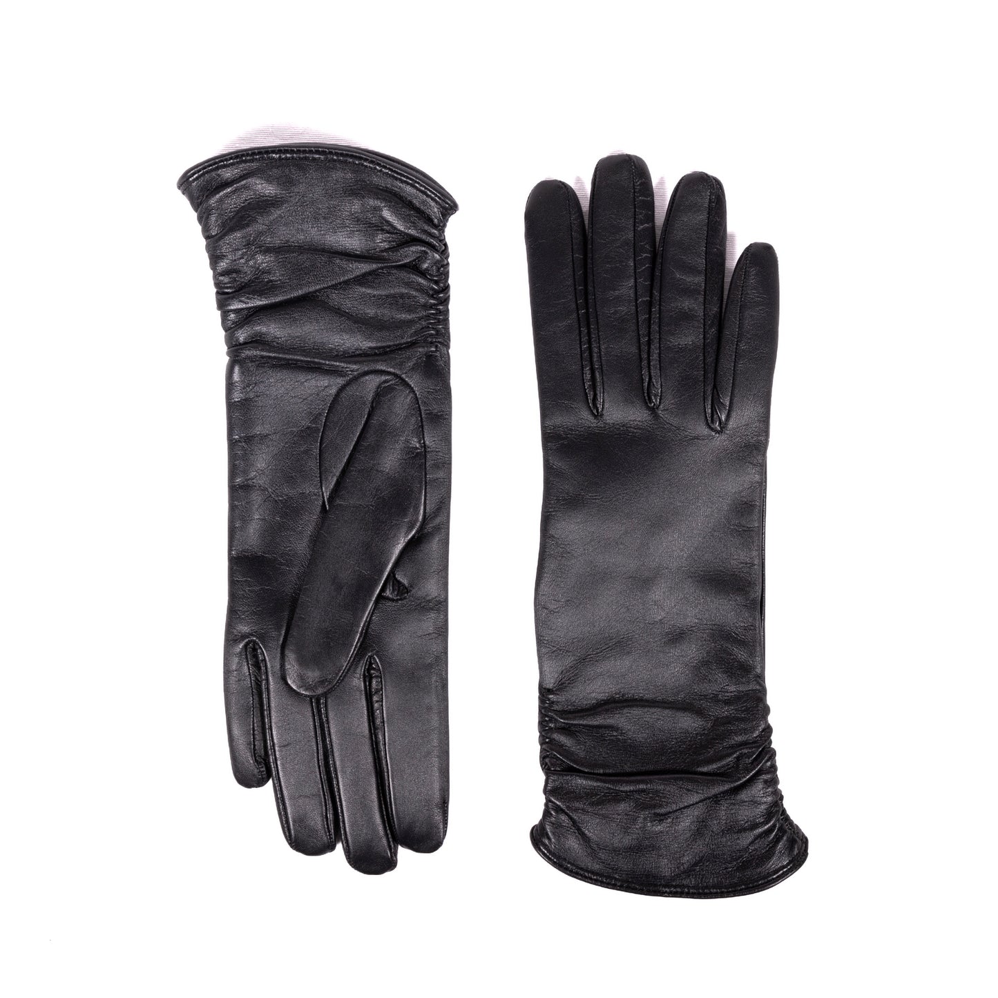 Ladies' touchscreen leather gloves, cashmere lined