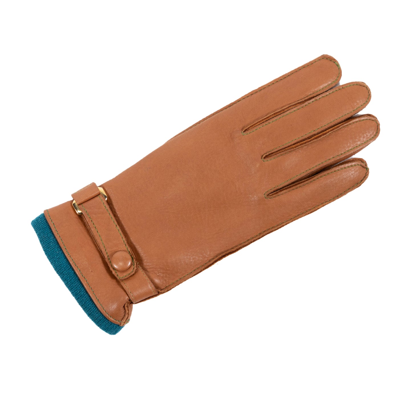Guanti da donna in pelle di daino con fodera in cashmere colorato