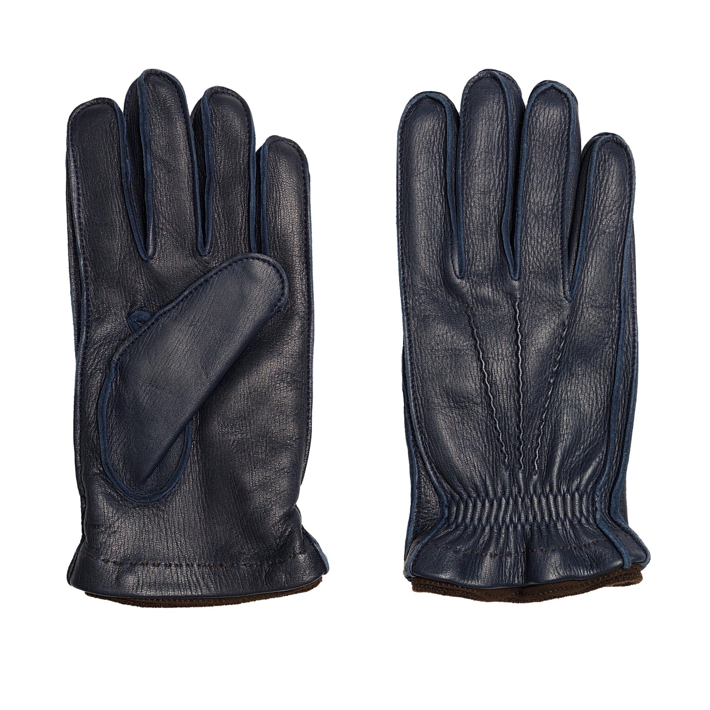 Men's deerskin gloves with removable cashmere lining