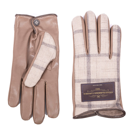 Sansevero: cashmere and nappa leather gloves