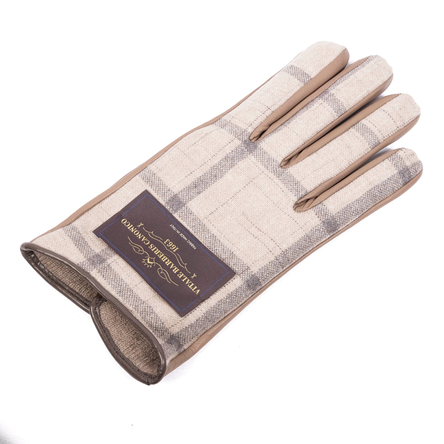 Sansevero: cashmere and nappa leather gloves