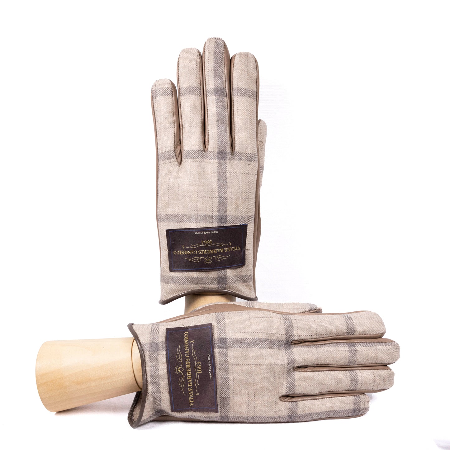 Sansevero: cashmere and nappa leather gloves