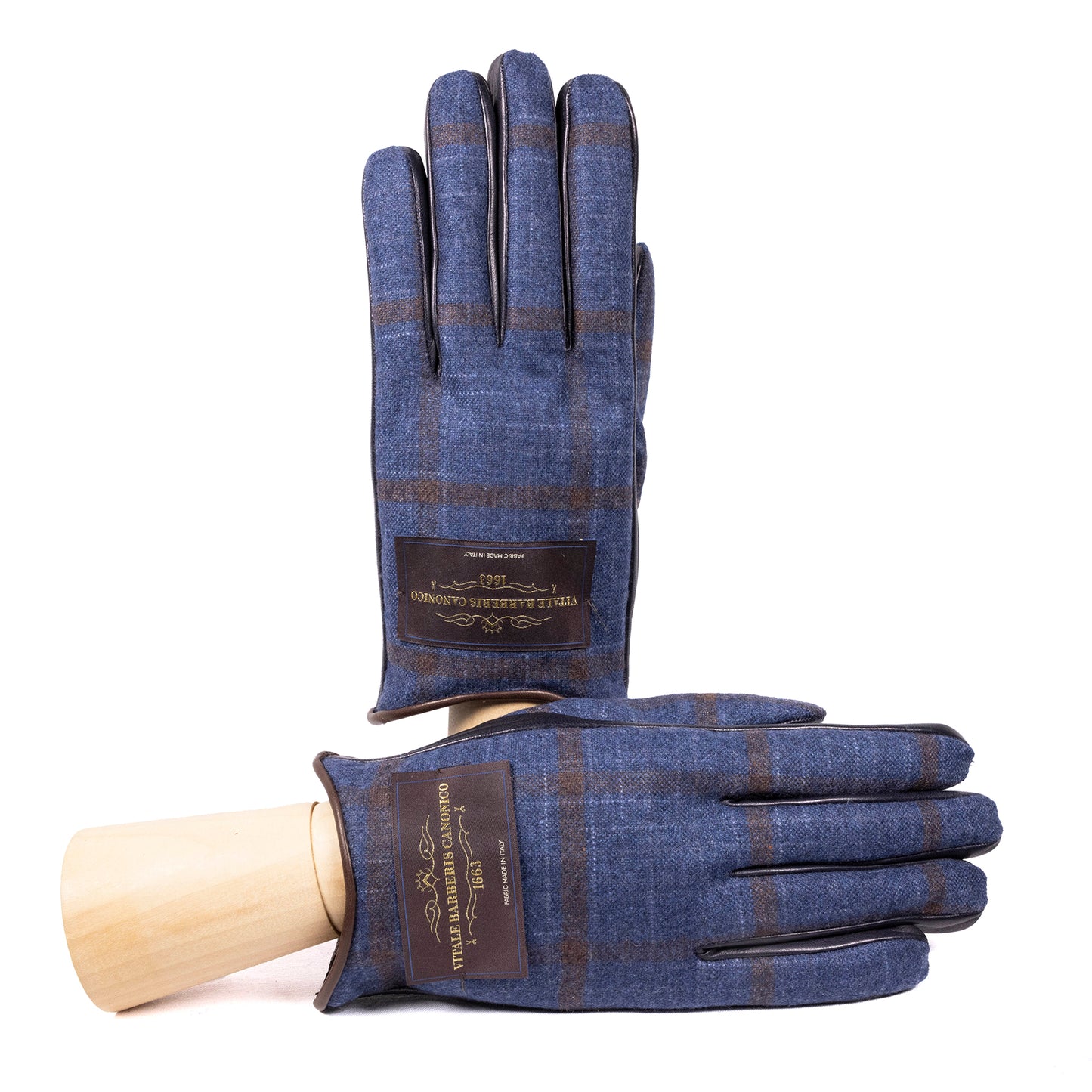 Sansevero: cashmere and nappa leather gloves