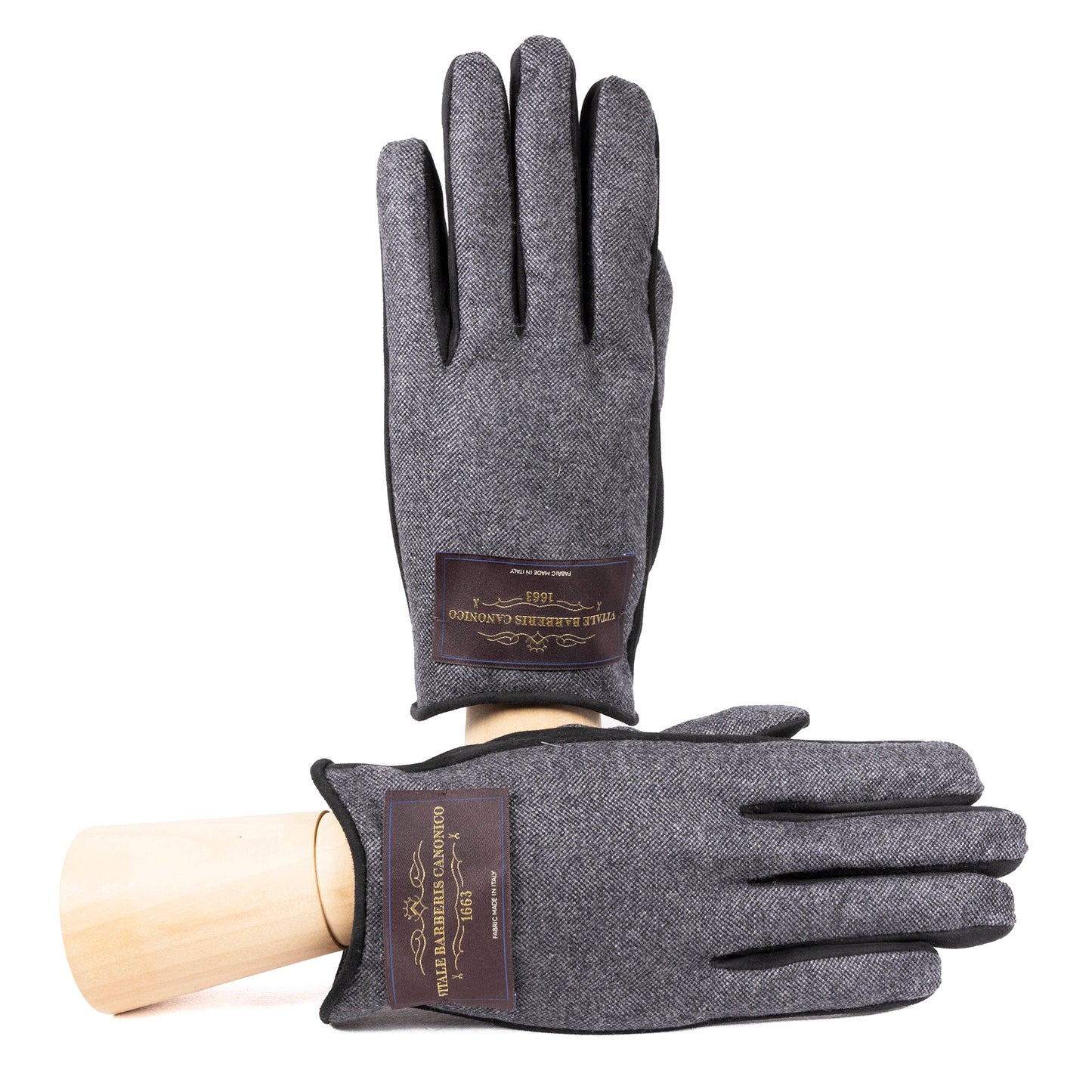 Sansevero: cashmere and nappa leather gloves