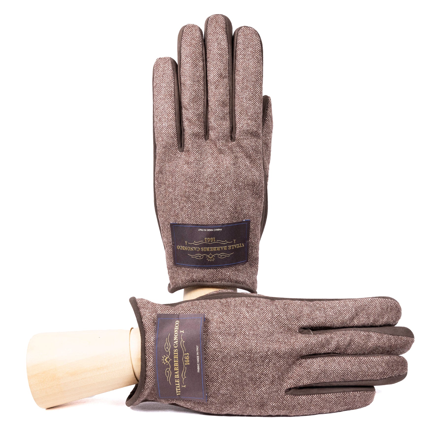 Sansevero: cashmere and nappa leather gloves