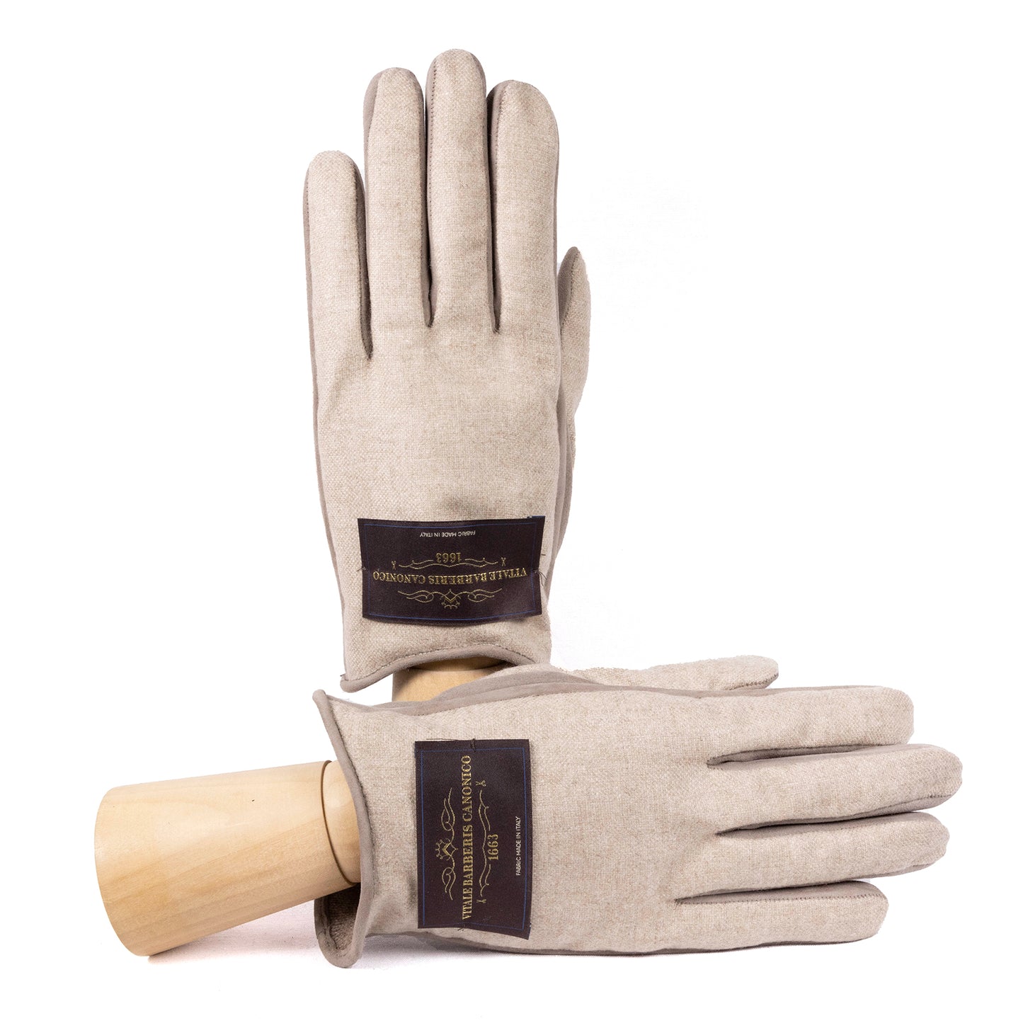 Sansevero: cashmere and nappa leather gloves
