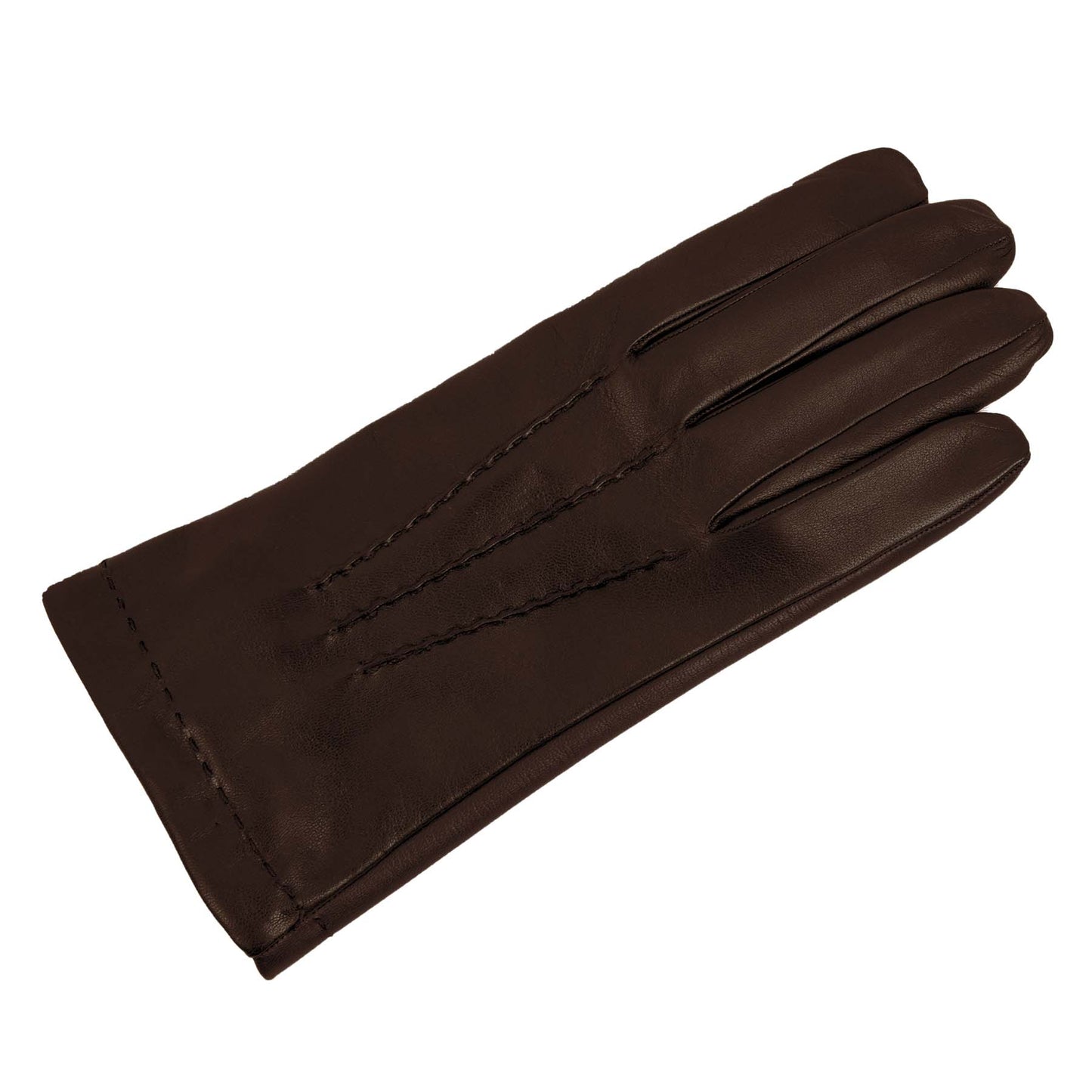 Bespoke Men's leather gloves with touchscreen leather palm