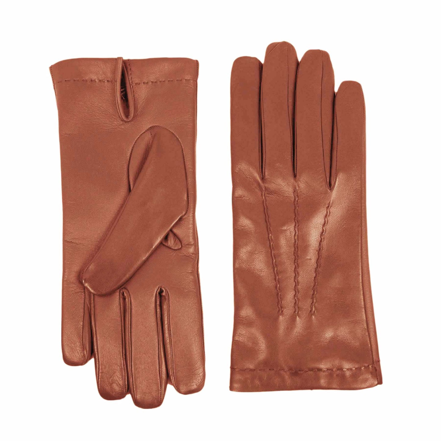 Bespoke Men's leather gloves with touchscreen leather palm