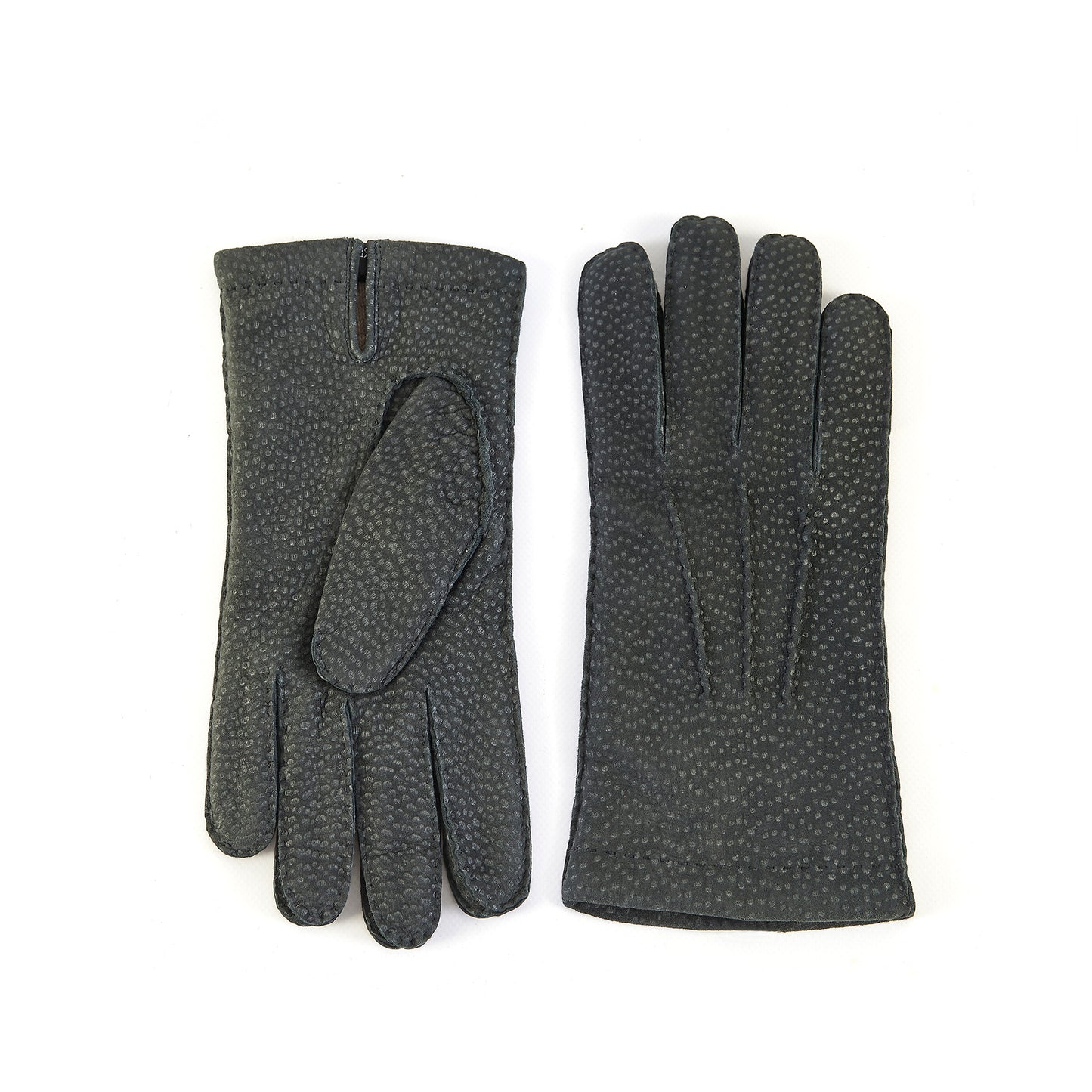 Bespoke Men's hand-stitched carpincho gloves cashmere lined