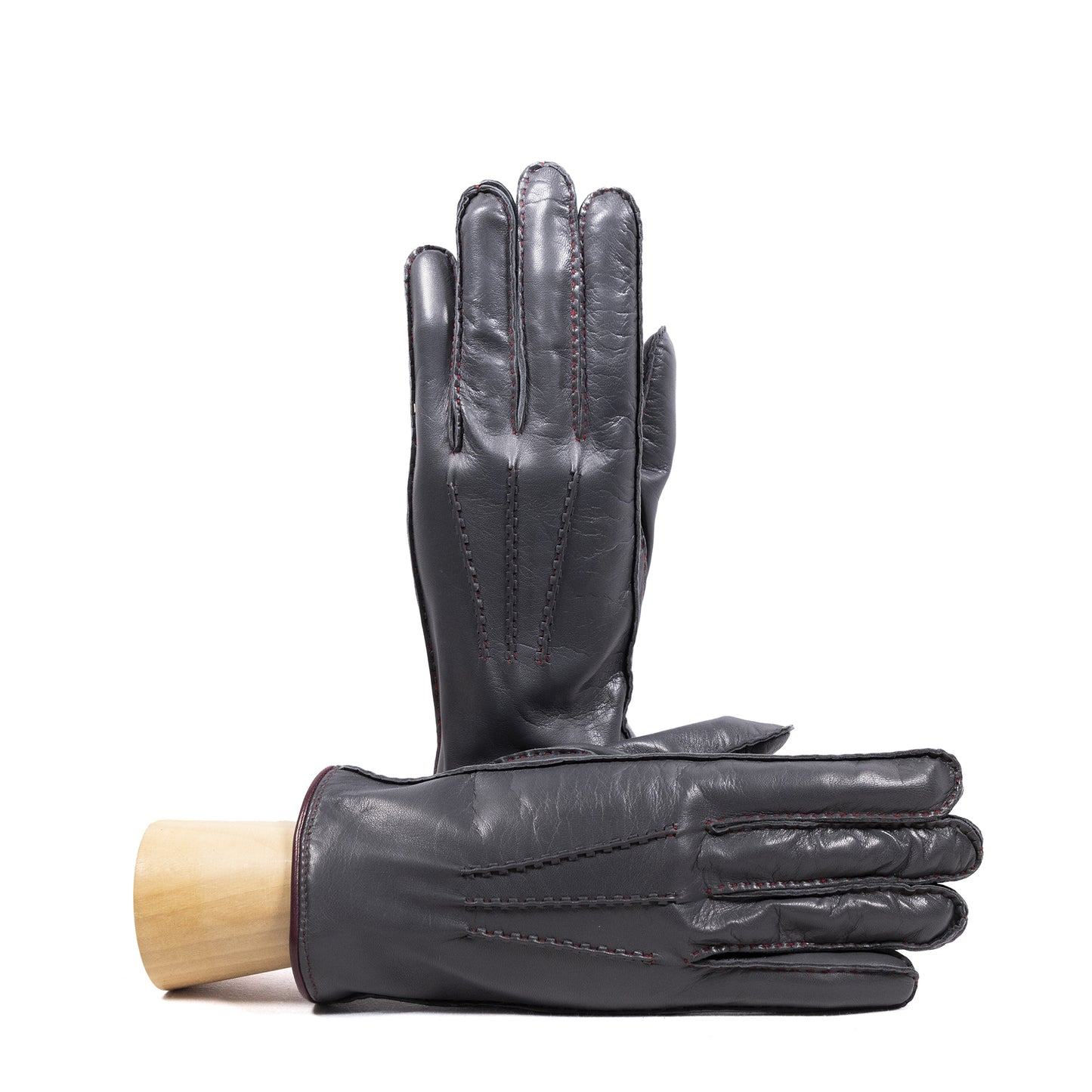 Men's fully hand-stitched nappa leather gloves and cashmere lining