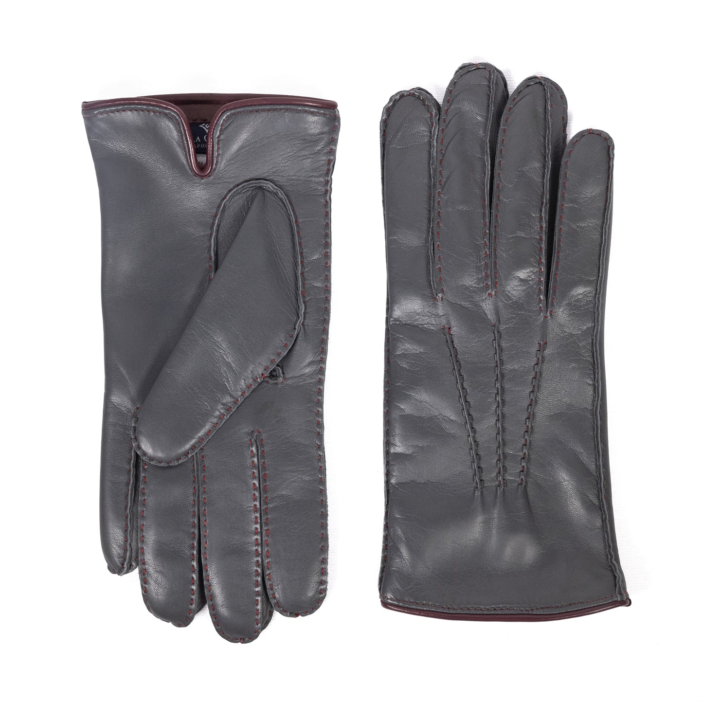 Men's fully hand-stitched nappa leather gloves and cashmere lining