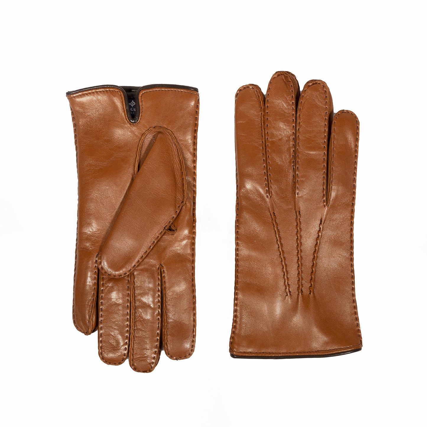 Men's fully hand-stitched nappa leather gloves and cashmere lining