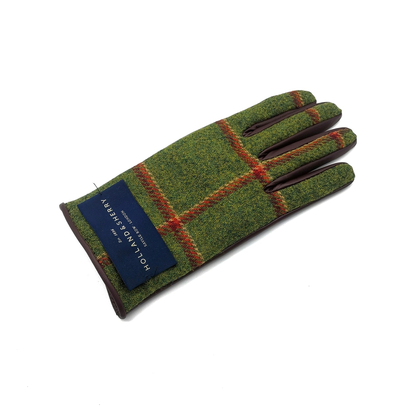 Bespoke Men's nappa touch leather gloves and Holland&Sherry wool top