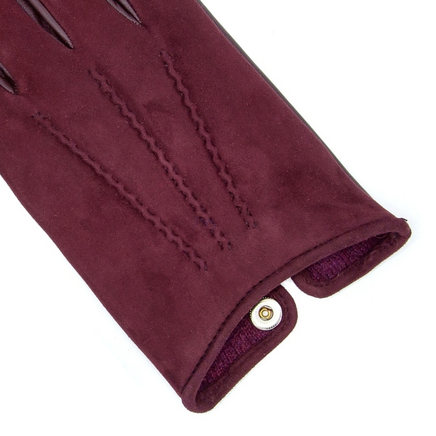 Men's nappa touch and suede 3S gloves cashmere lined