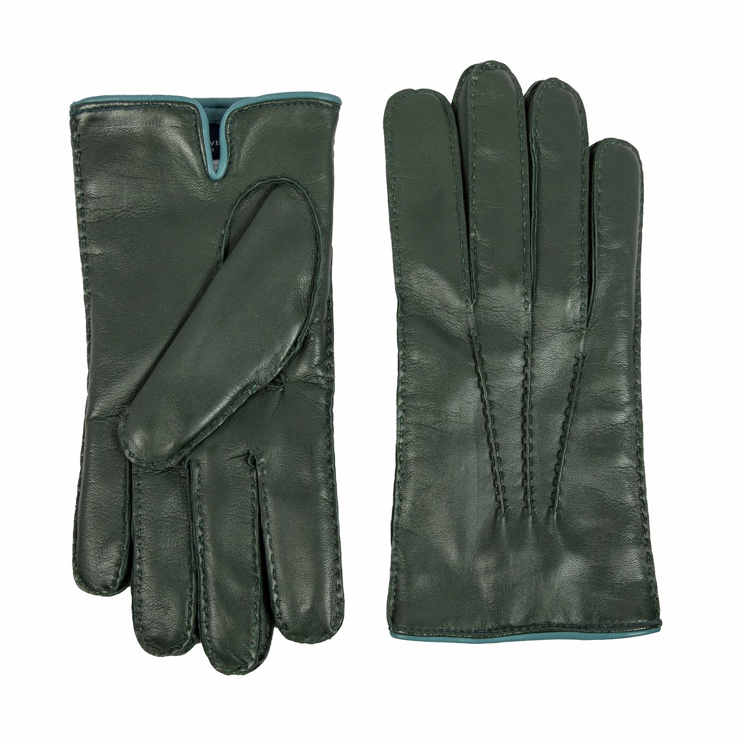 Bespoke Men's fully hand-stitched nappa leather gloves and cashmere lining