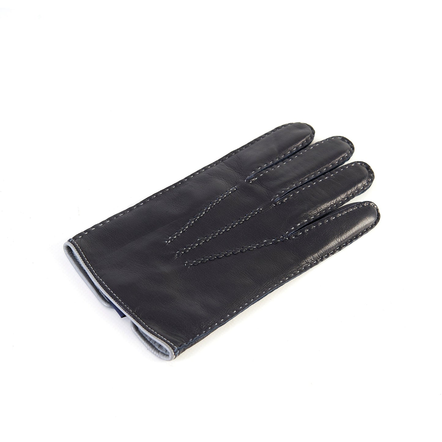 Bespoke Men's fully hand-stitched nappa leather gloves and cashmere lining