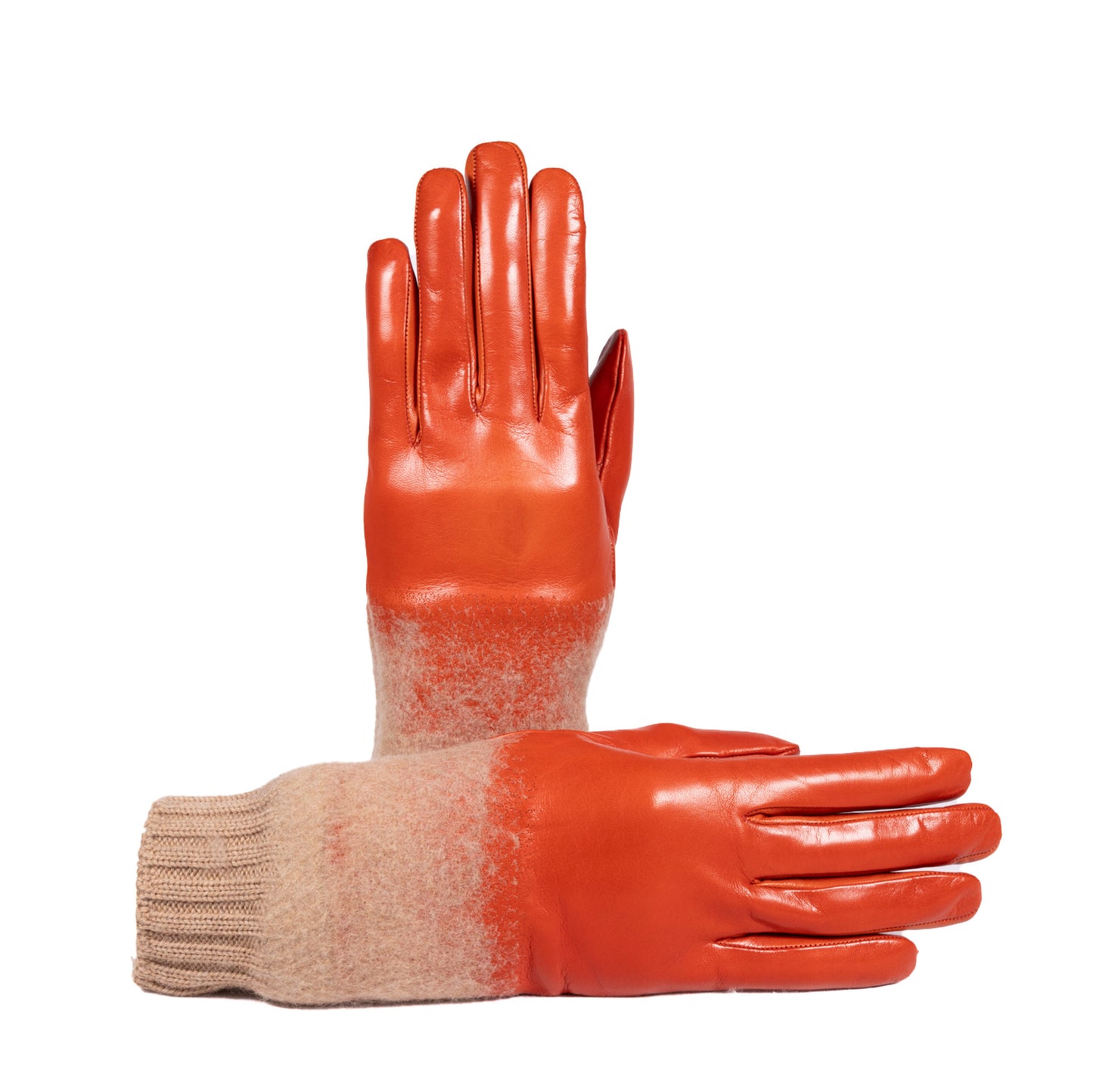 Guanti da donna in nappa e lana: l'incontro tra pelle e lana