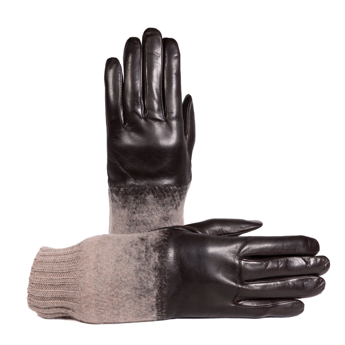 Guanti da donna in nappa e lana: l'incontro tra pelle e lana