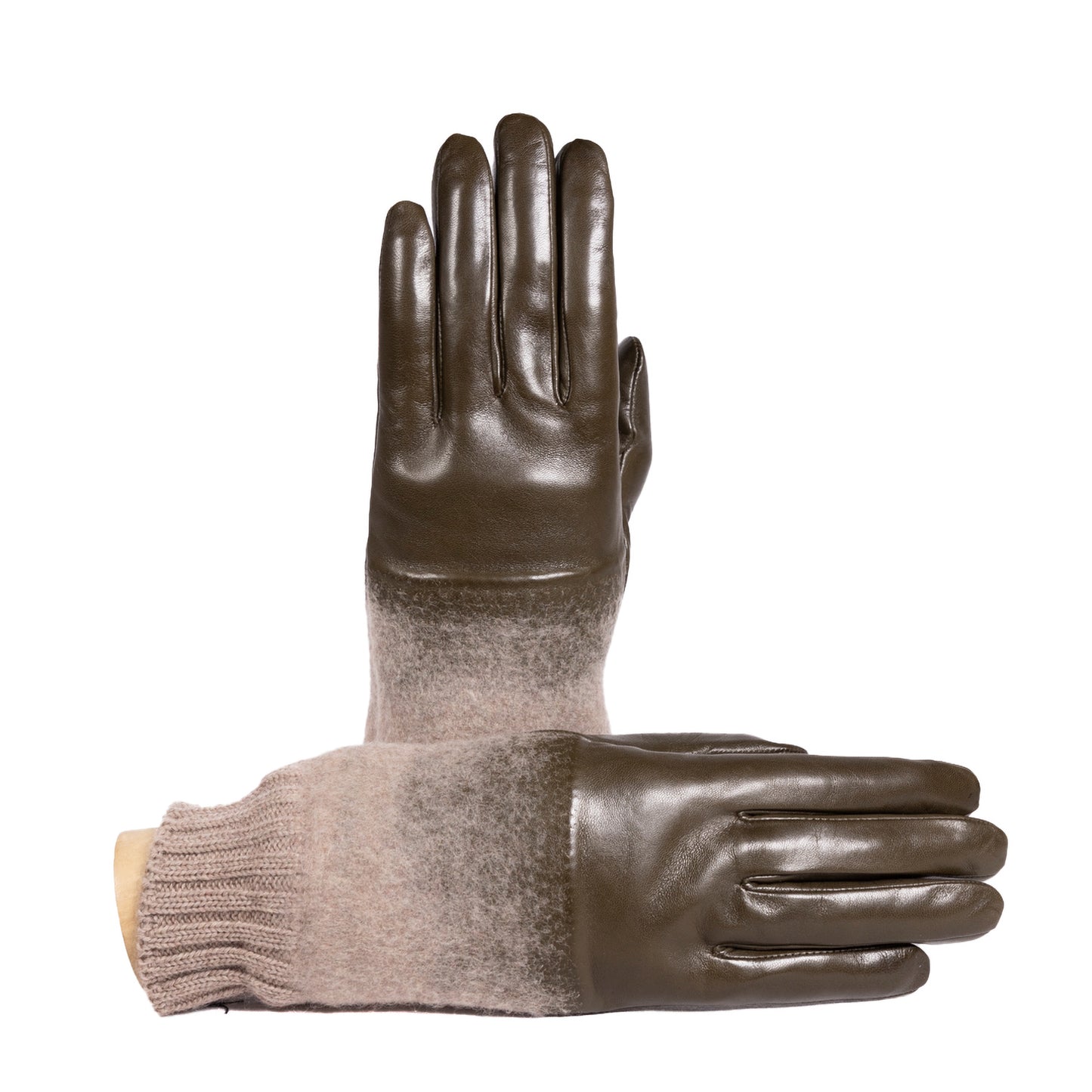 Guanti da donna in nappa e lana: l'incontro tra pelle e lana