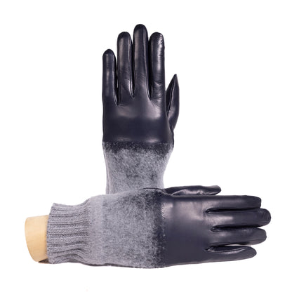 Guanti da donna in nappa e lana: l'incontro tra pelle e lana