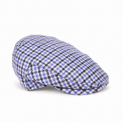 Santostrato - patterned flat cap in cashmere, image 4