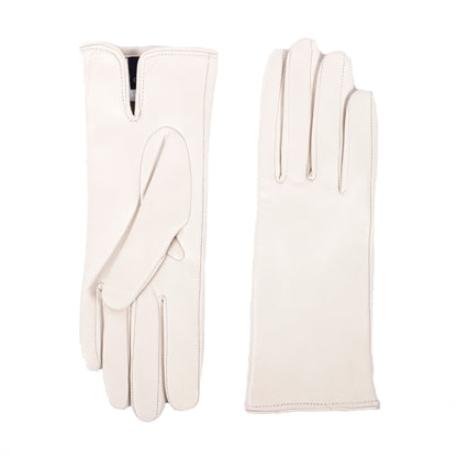 Women’s basic soft nappa leather gloves with palm opening and cashmere lining