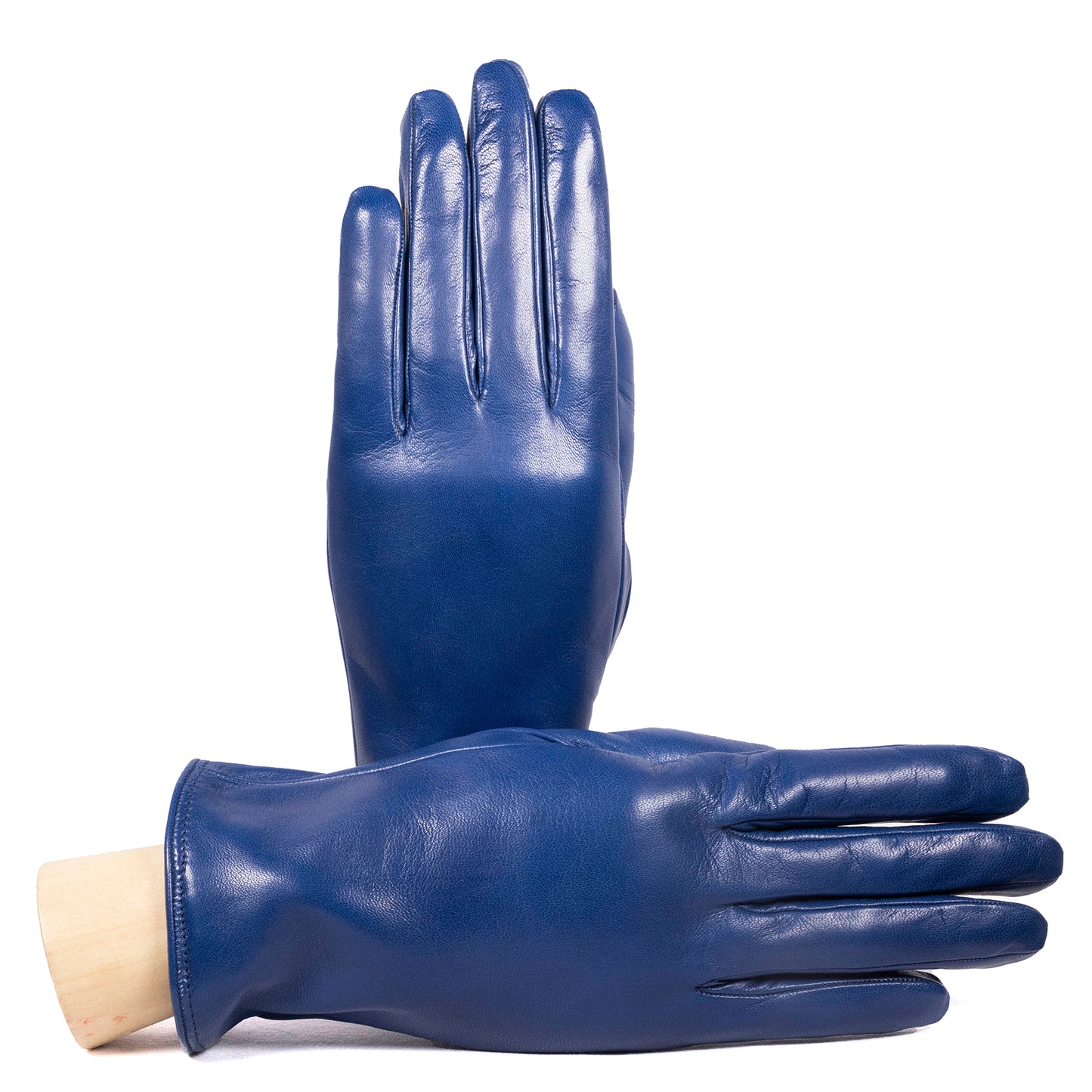 Women’s basic soft nappa leather gloves with palm opening and cashmere lining