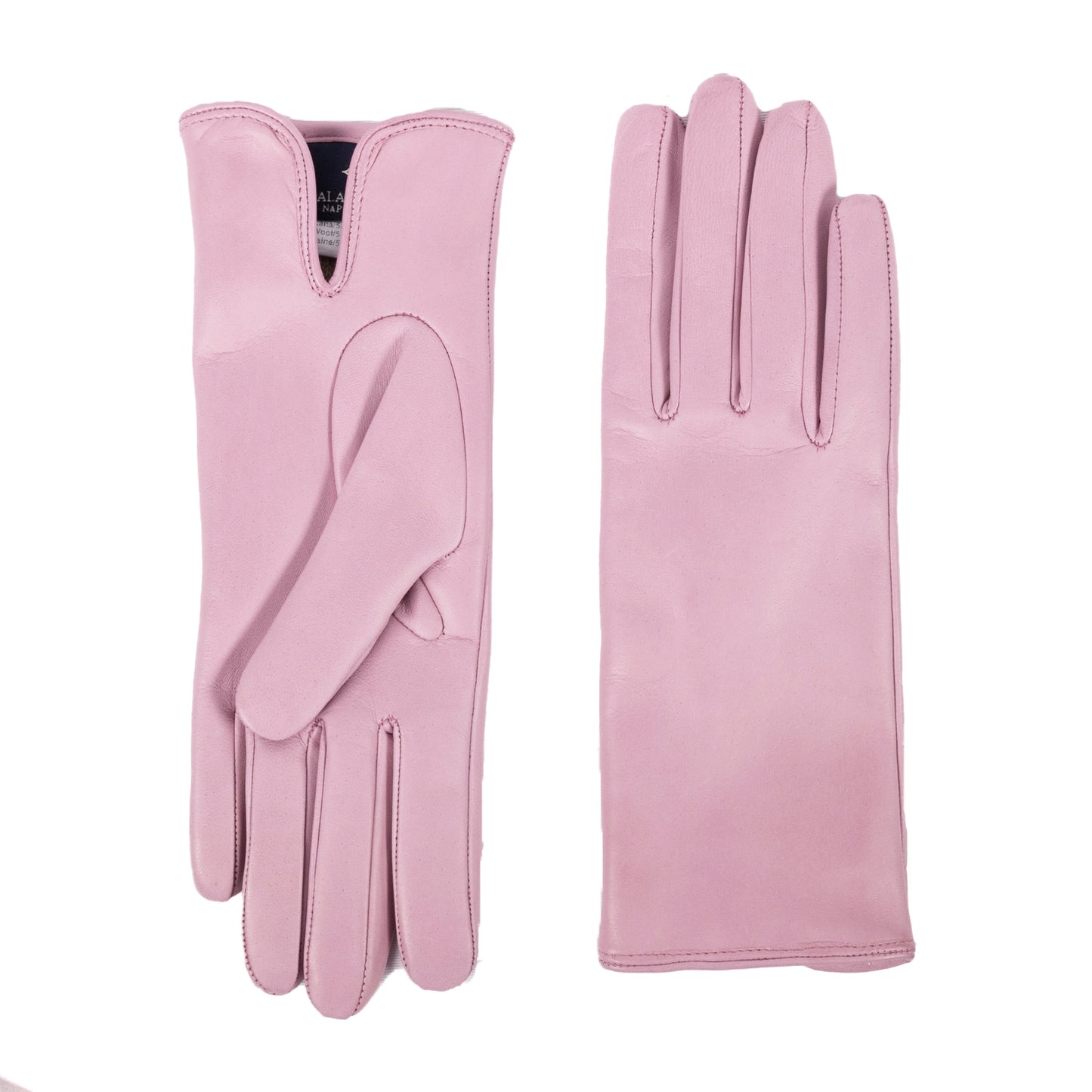 Women’s basic soft nappa leather gloves with palm opening and cashmere lining