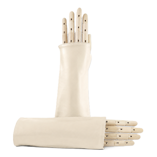 Women's fingerless  nappa sleeve