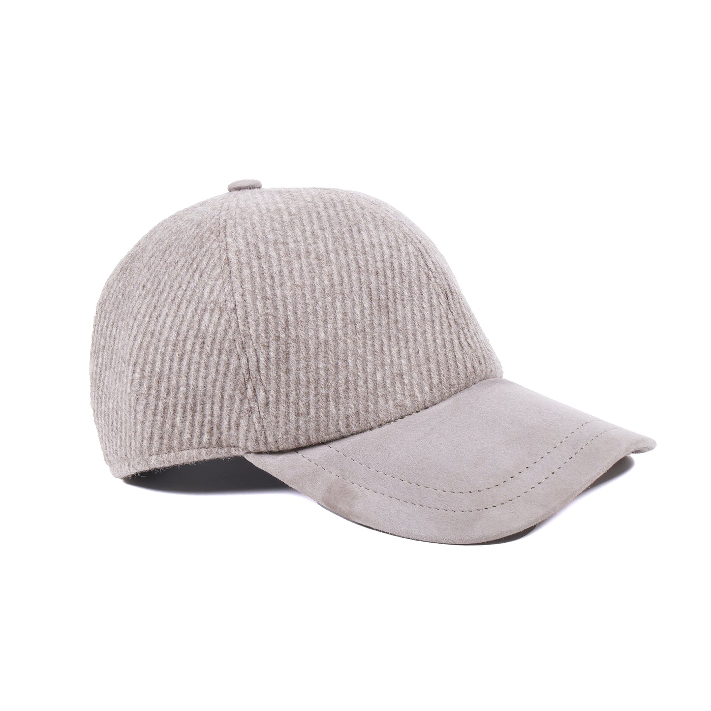 Pontecorvo - baseball cap in wool with suede visor, image 1