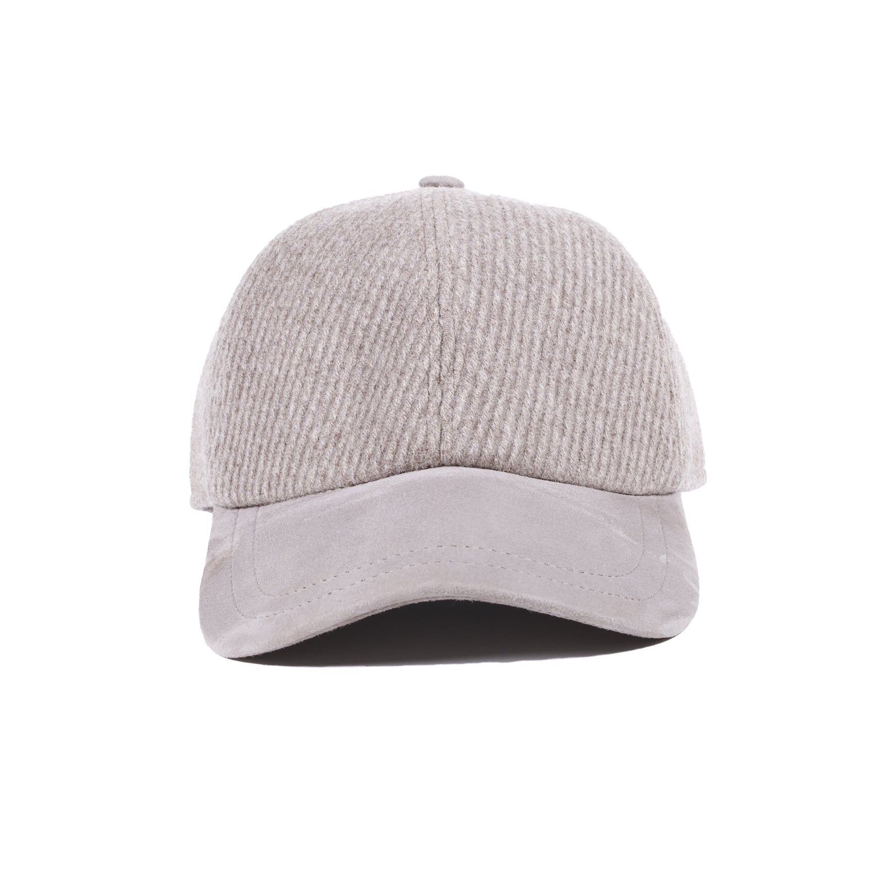 Pontecorvo - baseball cap in wool with suede visor, image 2