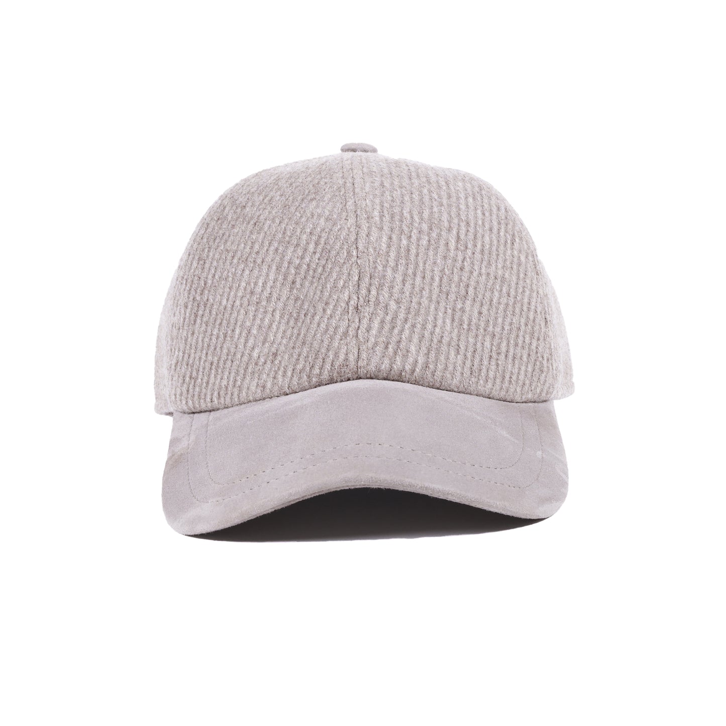 Pontecorvo - baseball cap in wool with suede visor, image 2
