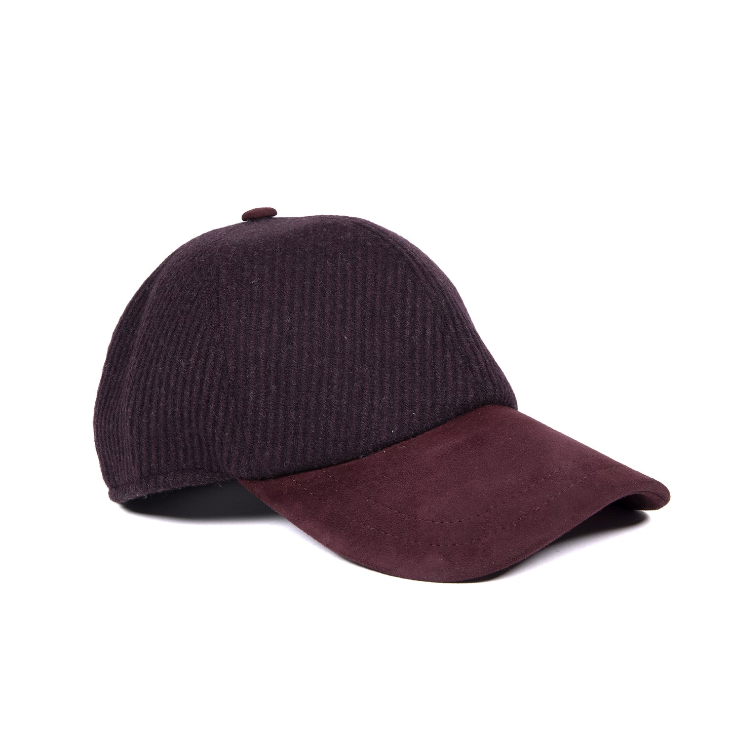 Pontecorvo - baseball cap in wool with suede visor, image 4