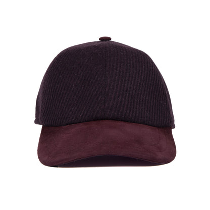 Pontecorvo - baseball cap in wool with suede visor, image 6