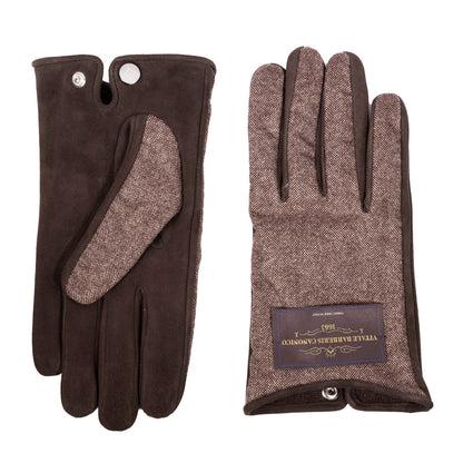 Sansevero: cashmere and nappa leather gloves