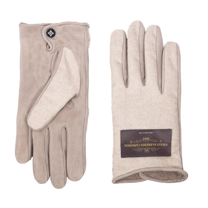 Sansevero: cashmere and nappa leather gloves