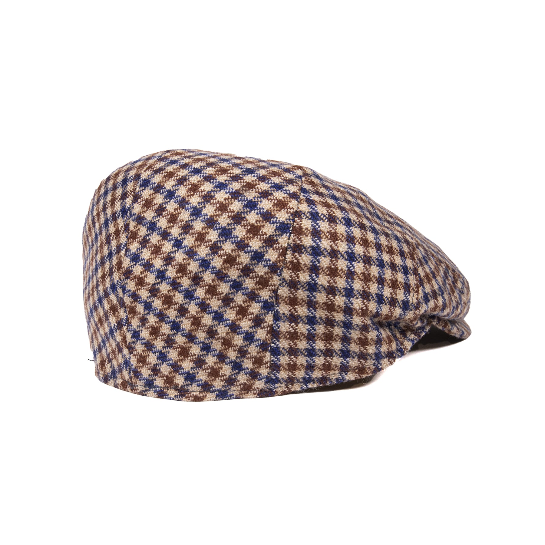 Santostrato - patterned flat cap in cashmere, image 8