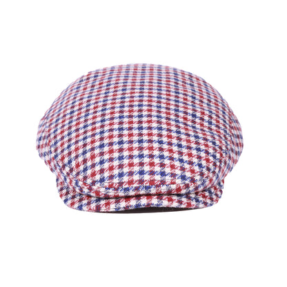 Santostrato - patterned flat cap in cashmere, image 3