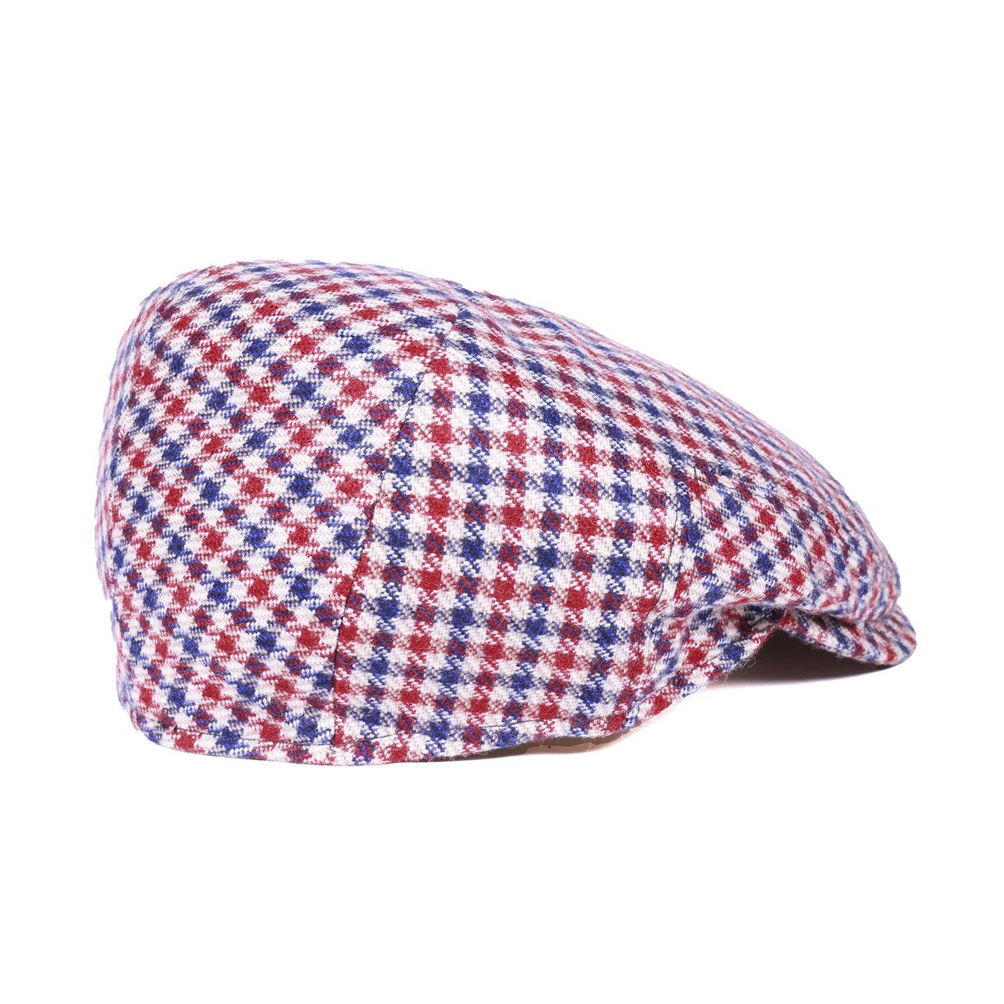 Santostrato - patterned flat cap in cashmere, image 2