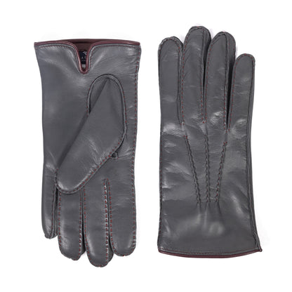 Men's fully hand-stitched nappa leather gloves and cashmere lining