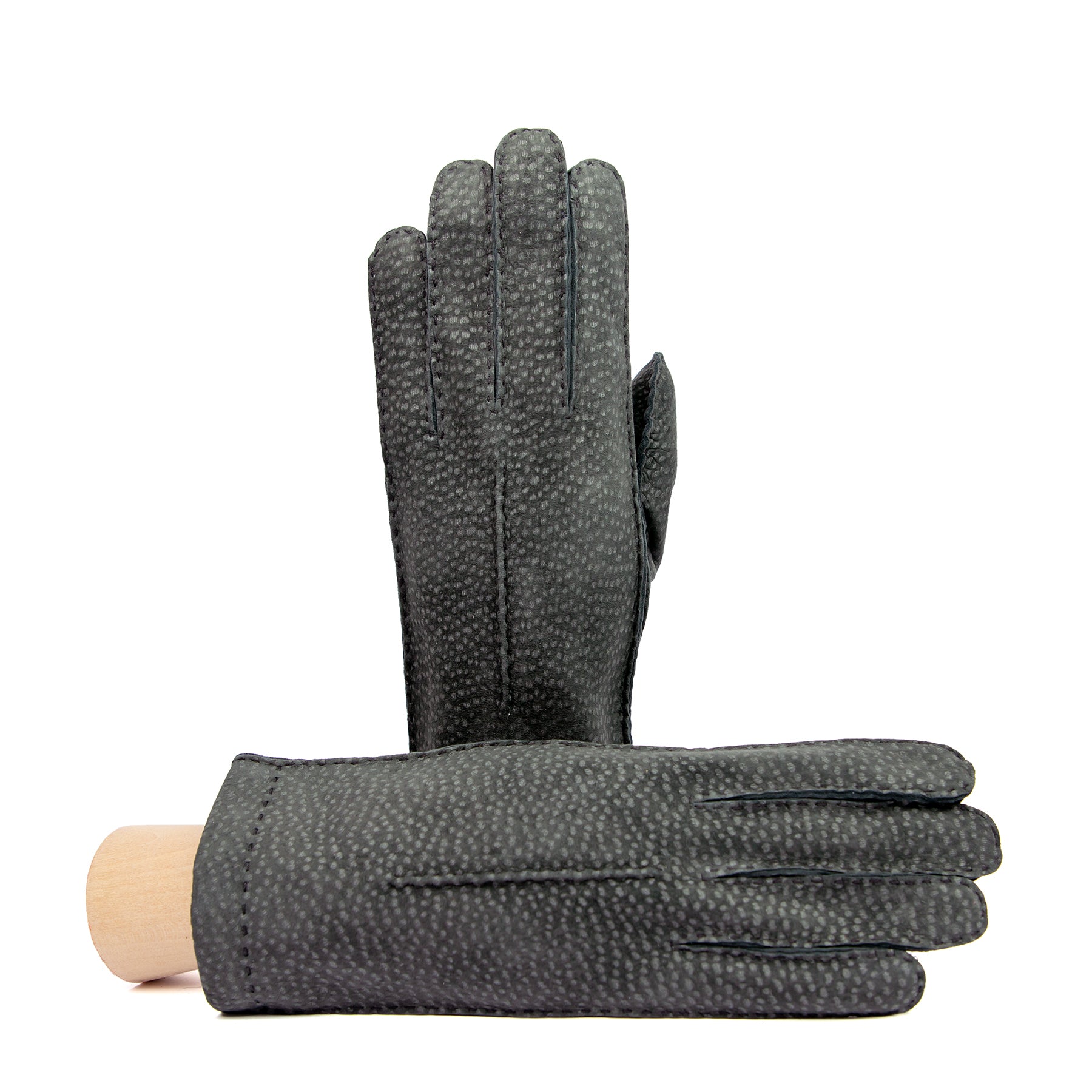 Damen graue Carpincho-Handschuhe