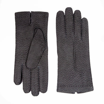 Damen graue Carpincho-Handschuhe