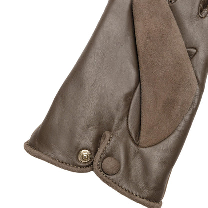 Men's nappa touch and suede 3S gloves cashmere lined