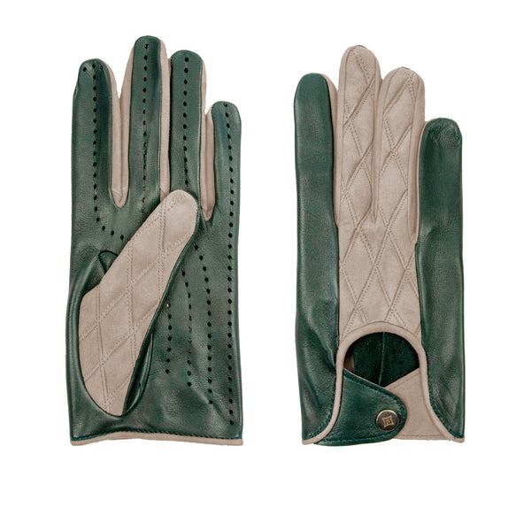 小物 PARTENOPE GLOVES MADE IN ITALY PARTHENOPE-U346NS-VERDE-